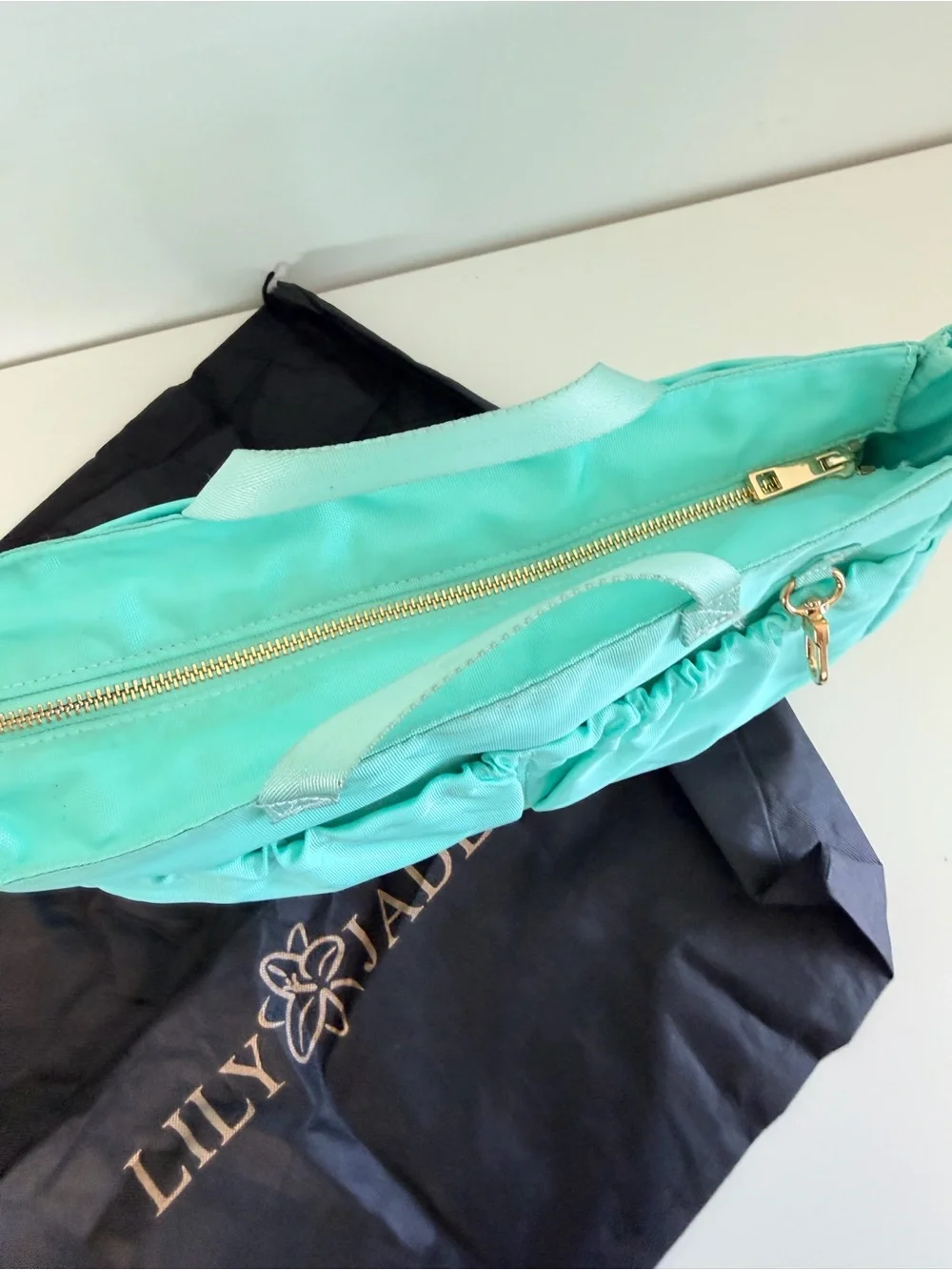 Jade Mint Green Baby Diaper Bag by Jade